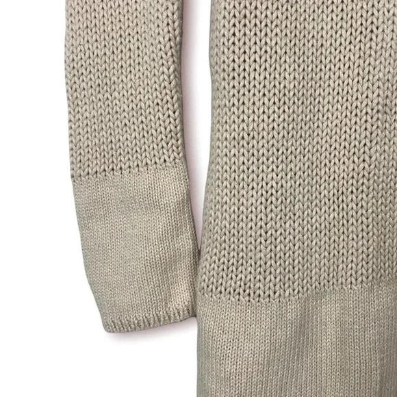 Y2K Front Tie Longline Cardigan Sweater - Picture 2 of 4